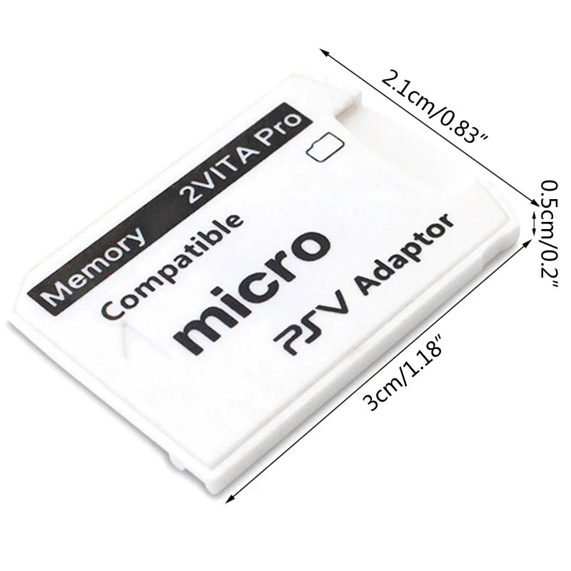 SD2VITA Memory Card Adapter for PS Vita – Micro SD TF Card for PSV 1000, Compatible with System Version 3.0 QXNF Games