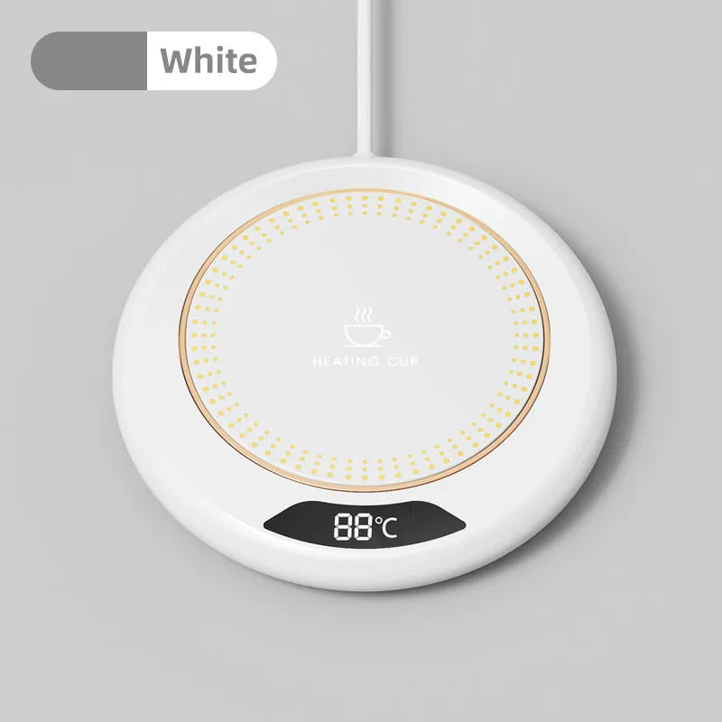 Thermostatic USB Heating Coaster with 3-Speed Adjustment – 55°C Constant Temperature for Home Use