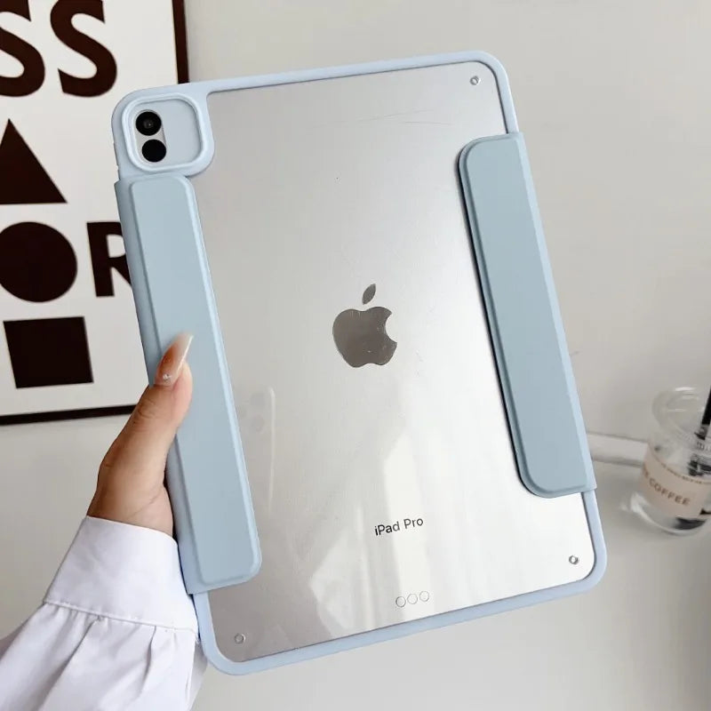 Magnetic Removable Case for iPad Air & Pro (11", 12.9", 9.7", 10.2") – Compatible with iPad 6th-10th Gen