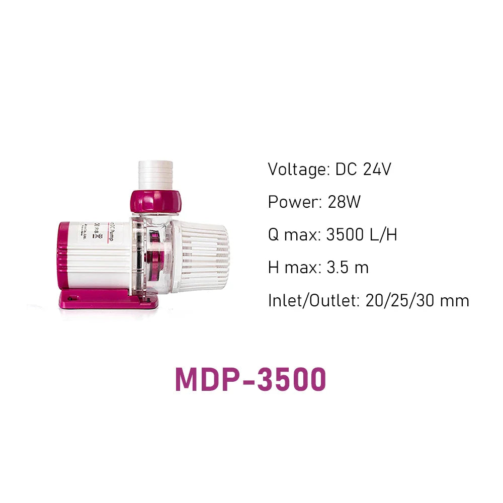 Jebao/Jecod MDP Series Smart DC Aquarium Pump – WiFi App Controlled Circulation Return Pump with LCD