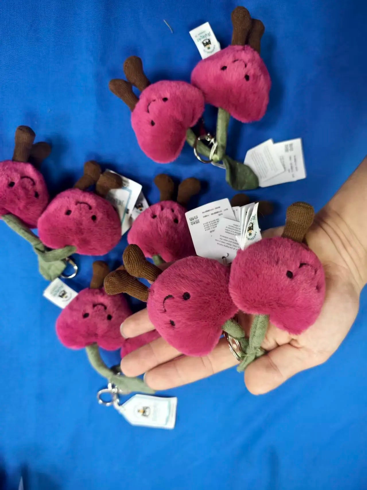 New Jelly Cherry Key Chain – Cute Bag Pendant & Doll Accessory for Girls and Women Holiday Gifts