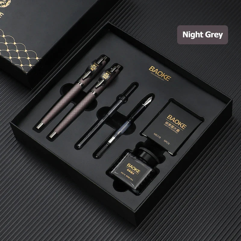 BAOKE T18 Luxury Fountain Pen & Roller Pen Set β Exquisite Gift Set