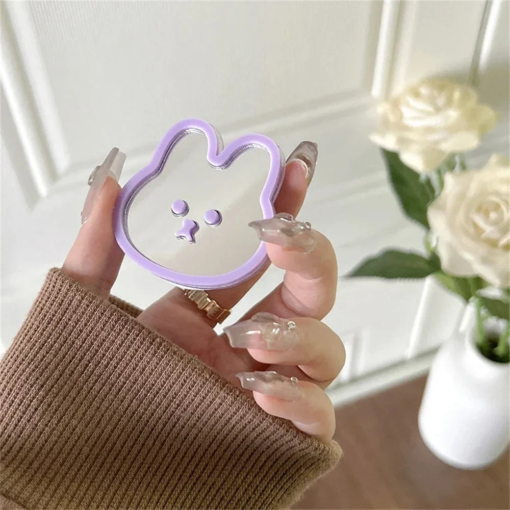 INS Cute Rabbit Phone Griptok – Foldable Ring Holder Stand, Korean Style Phone Accessory Gift for iPhone