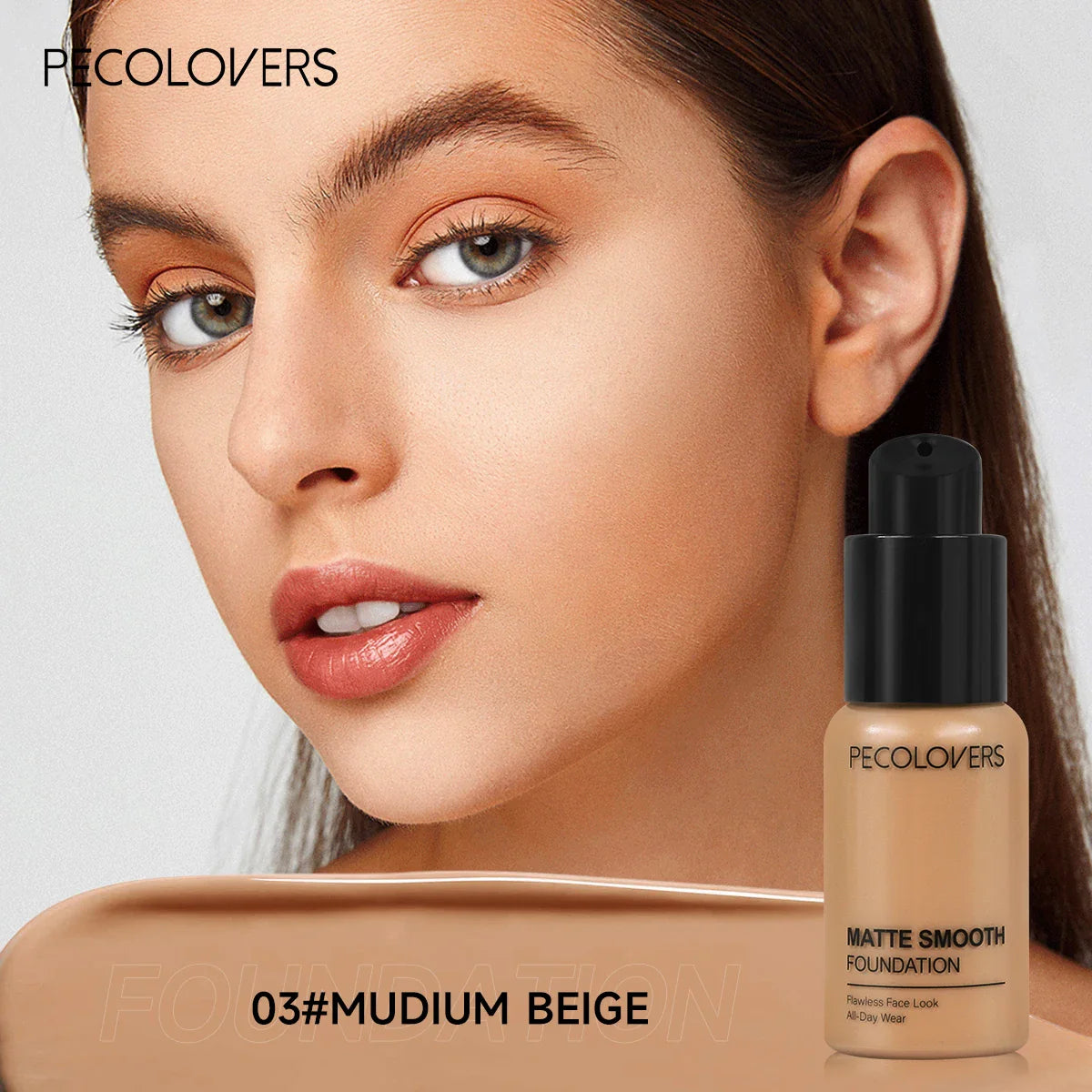 Full Coverage Concealer Foundation – Long-Lasting Waterproof Matte Finish for Natural Flawless Daily Makeup