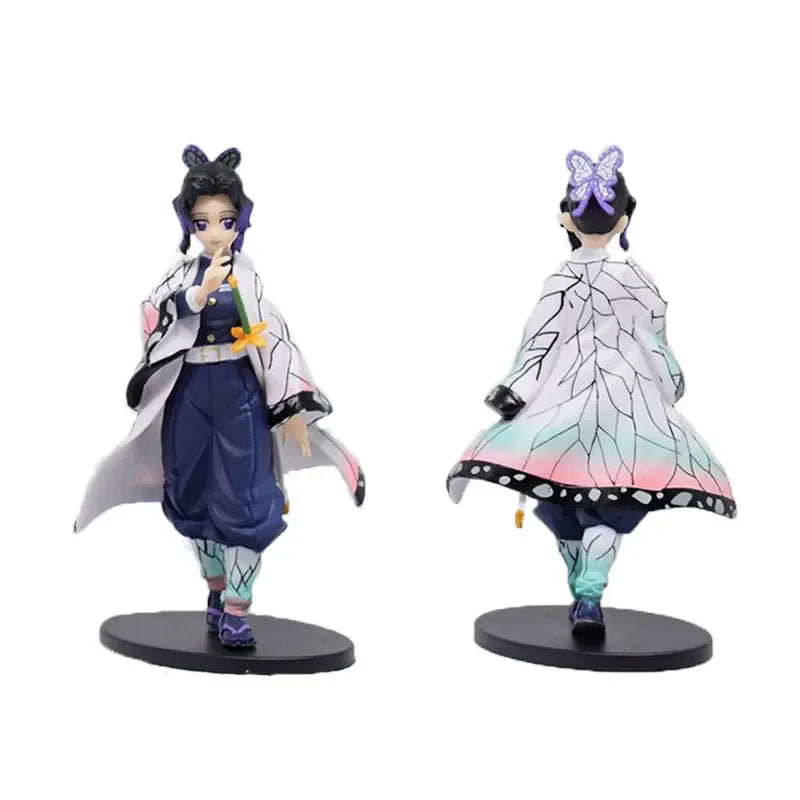 Anime Demon Slayer Kimetsu No Yaiba Action Figures – Tanjirou, Nezuko, Zenitsu & Inosuke PVC Model Toys