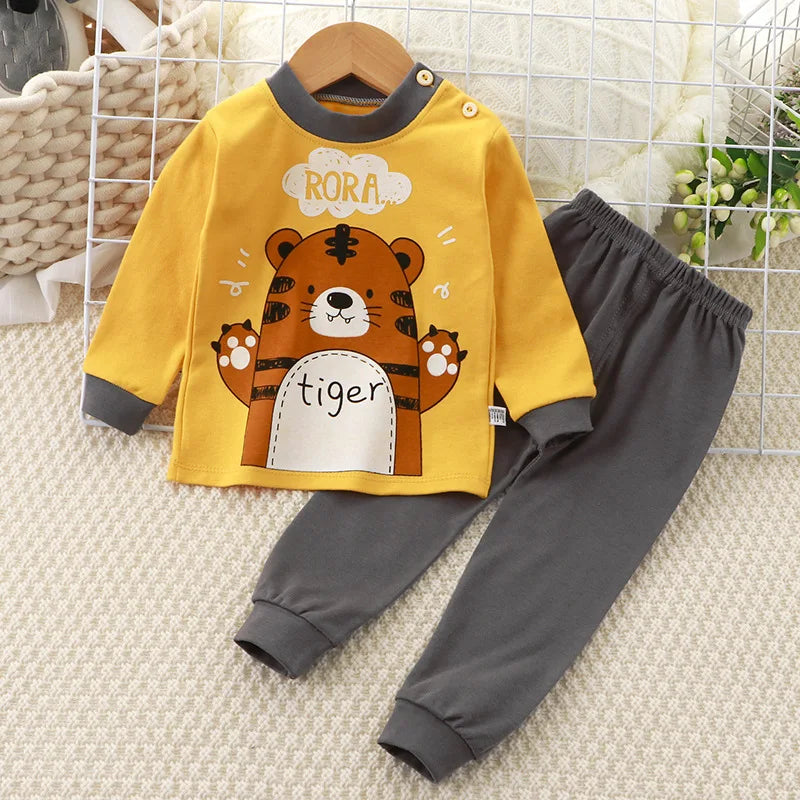 Spring Baby Girl Clothes Set – Cotton Minnie Toddler Tops & Pants, Soft Newborn Infant Outfit