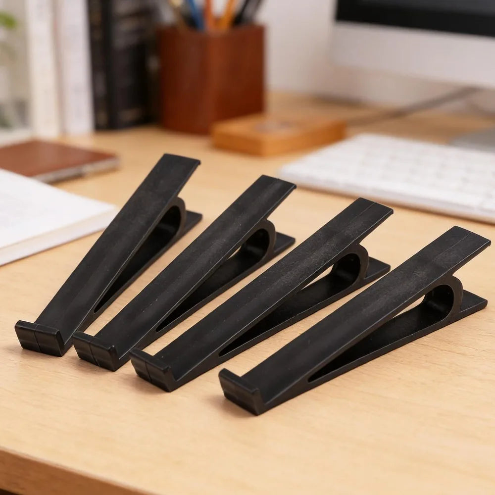 Portable Ergonomic Keyboard Riser Stand – Adjustable Tilted Design Plastic Computer Keyboard & Monitor Holder for Improved Typing Posture