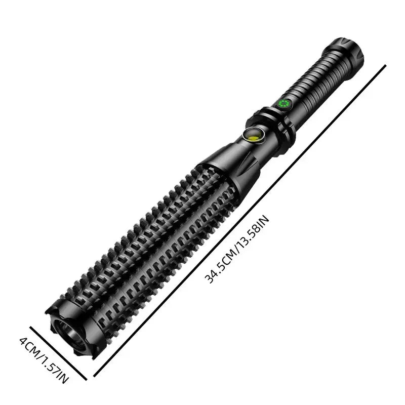 Wolf Tooth Lamp Rod - Strong Light Charging Outdoor Super Bright Multi-Functional Vehicle Tool, Retractable for Self-Defense and Patrol