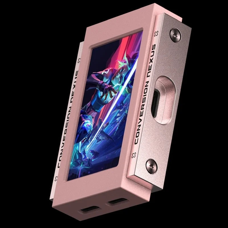 HUESPARK & HMLAB PIEXLHUB 1-to-3 USB Gaming Hub – 8K Stable Power Supply for Trendy Desk Setup, Designed for Gamers