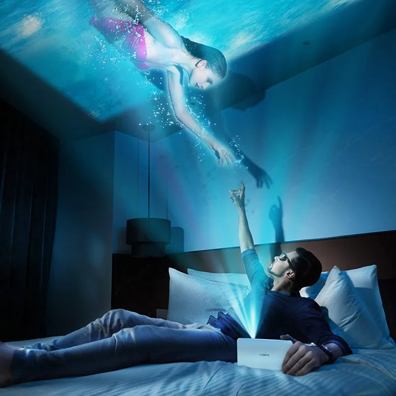 XGIMI Original DLP-Link 3D Glasses – Active Shutter Rechargeable Projector Eyewear | Compatible with JMGO, Formovie & Changhong Projectors Accessory