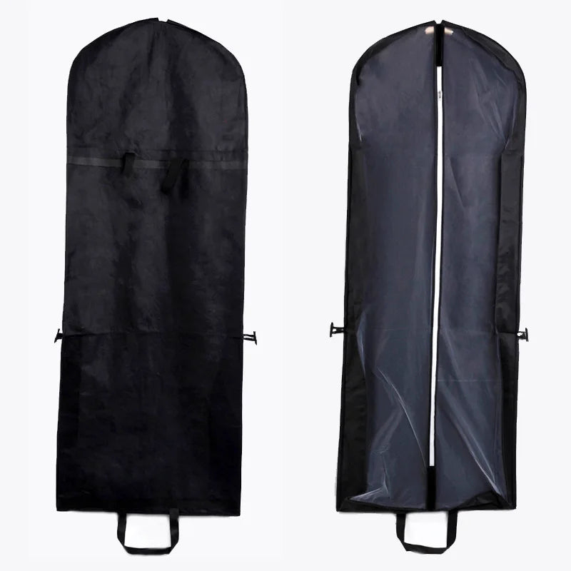 150cm Waterproof Dress Cover - Foldable Dustproof Garment Storage Bag for Dresses & Clothing Protection