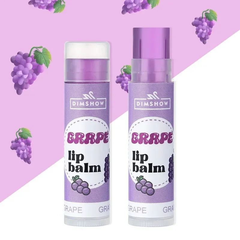 6-in-1 Fruity Lip Balm Set – Moisturizing Hydrating Long-Lasting Lip Care for Soft Lips & Reduced Lip Lines
