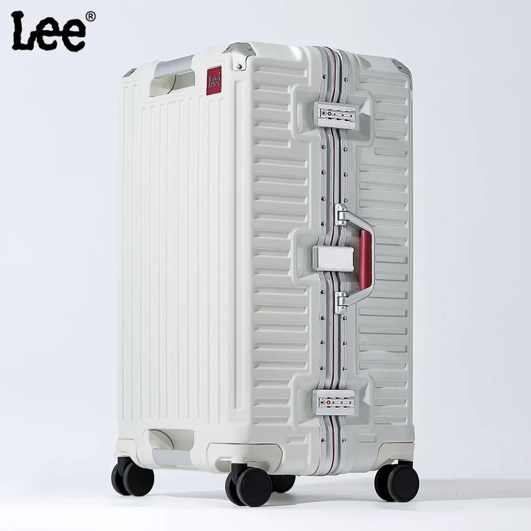 Wide Handle Travel Suitcase – Men’s and Women’s 20/24/26-Inch Carry-On Luggage with PC Aluminum Frame Trolley Case