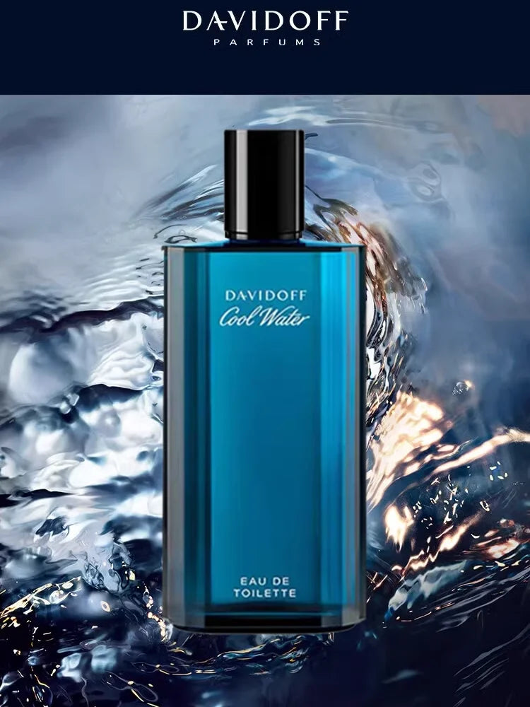 Davidoff Cool Water Eau de Toilette for Men – Fresh Marine Scent, Long-Lasting 125ml Fragrance
