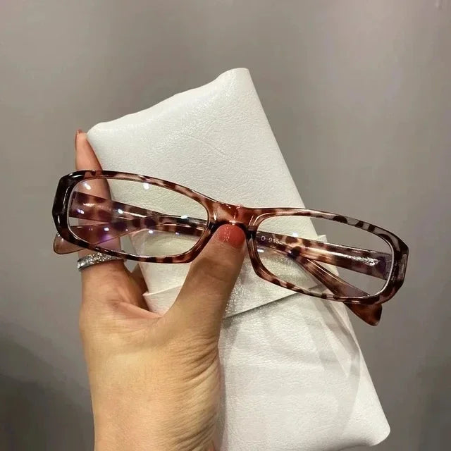 Japanese Korean Retro Square Glasses β Harajuku Clear Frame Eyewear with Blue Light Blocking