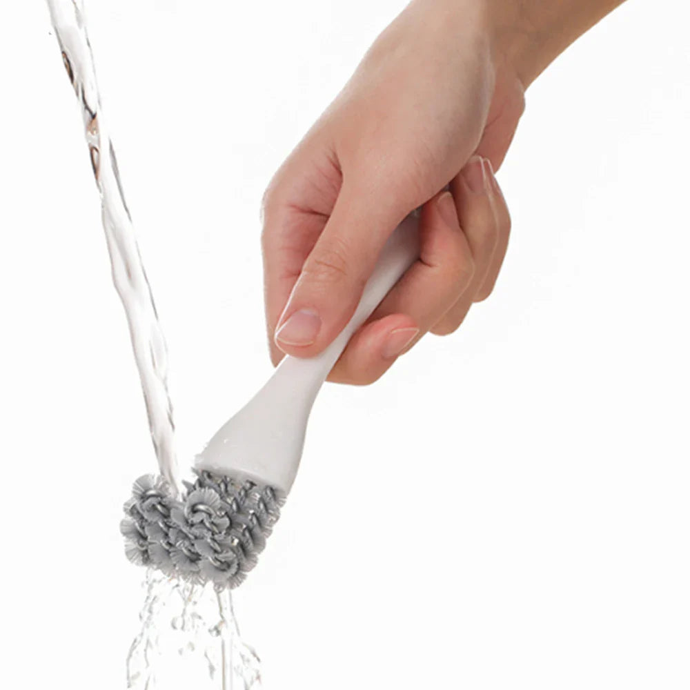 Ultimate Grill Brush with V-Shaped Hook and Scraper - Versatile BBQ Tool for Kitchen Gadget Enthusiasts