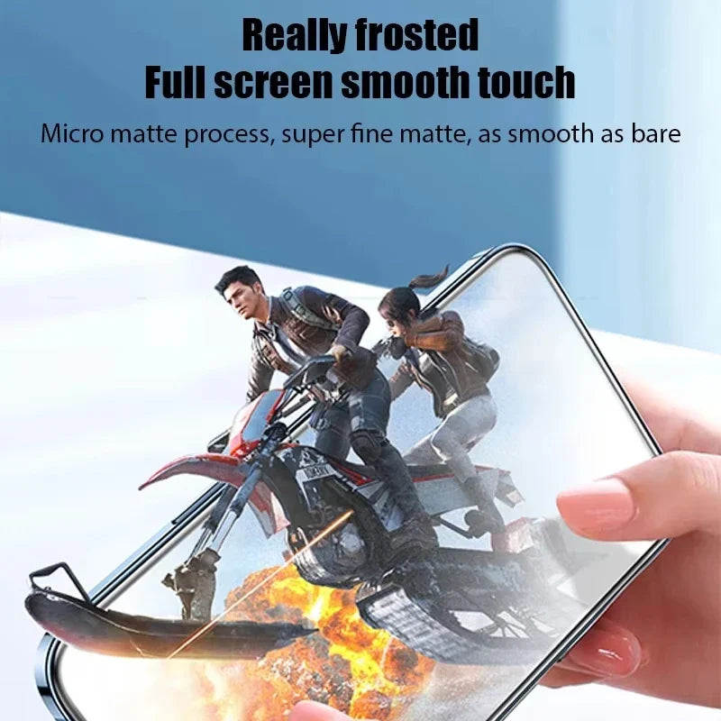 1-5PCS Matte Privacy Screen Protector for iPhone 17, 16, 15 Pro Max, 14, 13, 12, 11, XR, XS, 7, 8 Plus & SE Anti-Spy Ceramic Film