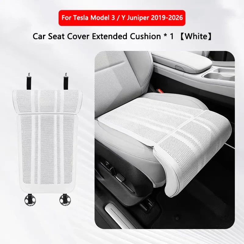 Tesla Model 3/Y Juniper 2019–2026 Car Seat Leg Support Extender Cushion – Auto Seat Extension Interior Accessory