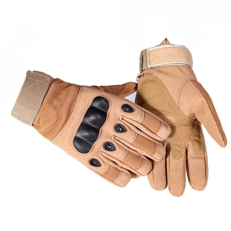 Tactical Military Gloves – Anti-Slip Combat & Shooting Gloves for Men, All Finger Design for Bicycle & Outdoor Use