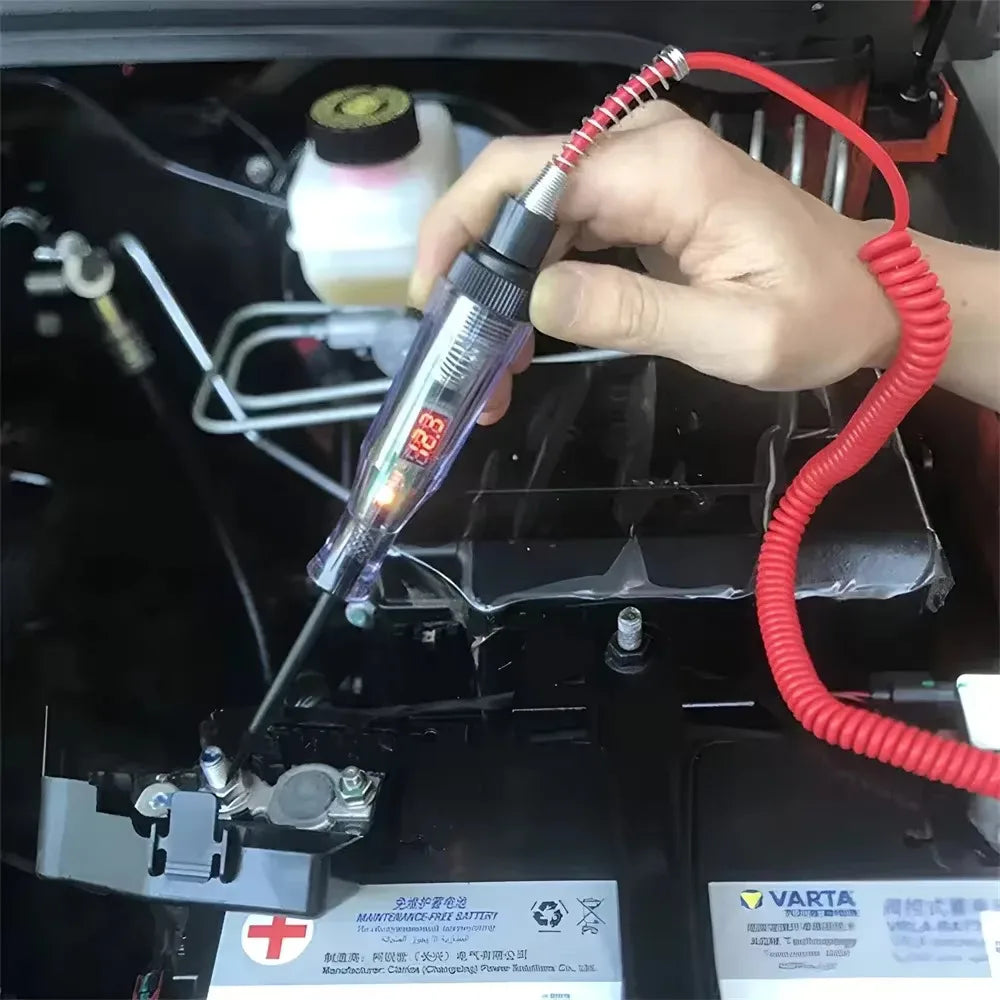 6V 12V 24V Automotive Circuit Tester - Car & Truck Voltage Diagnostic Probe Test Pen