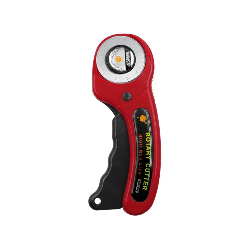 45mm Rotary Cutter Set – Ergonomic Leather & Fabric Cutting Tool for DIY Sewing, Quilting & Craft Projects