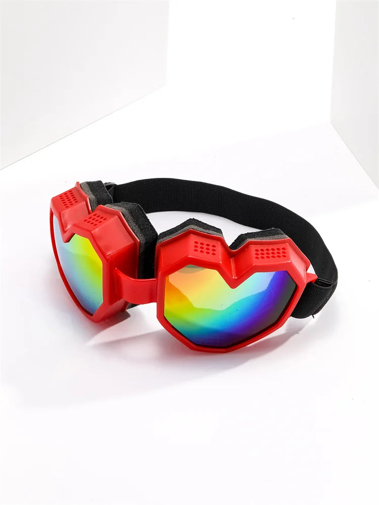 Pair of Love-Shaped Sunglasses – Windproof & UV Protection Ski Goggles