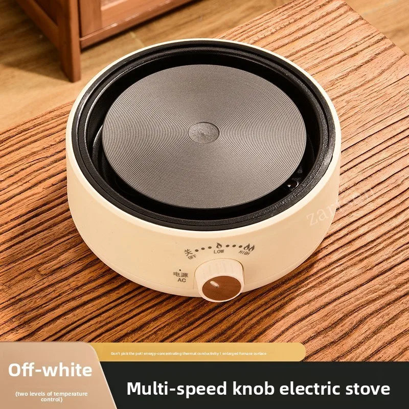 500W Electric Heating Base - Adjustable Temperature Coffee Stove & Manual Cooking Heater for Home Kitchen Use