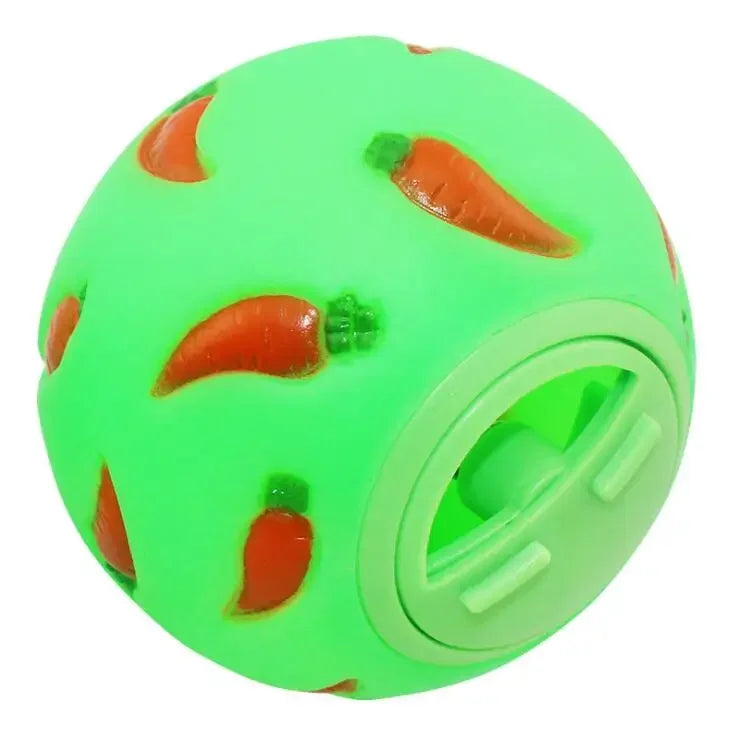 Rabbit Treat Ball Slow Feeder Toy – Bite-Resistant Interactive Snack Dispenser for Rabbits, Ferrets, Cats & Hamsters