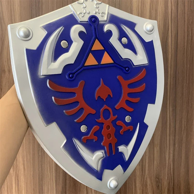 1:1 Skyward Sword Shield Cosplay Weapon – Soft Rubber Link Role-Play Toy for Kids Gift