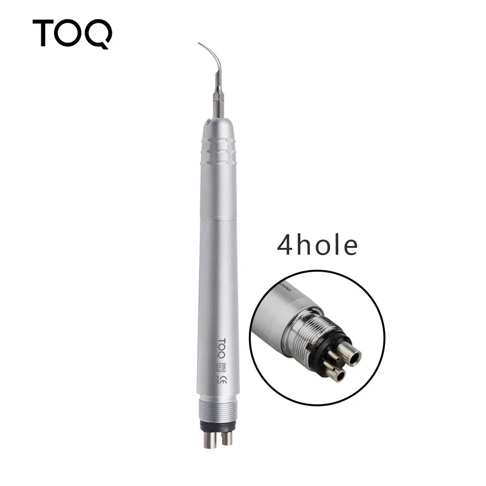 Dental Ultrasonic Air Scaler Handpiece – 2/4 Holes with 3 Tips for Teeth Whitening, Polishing & Cleaning