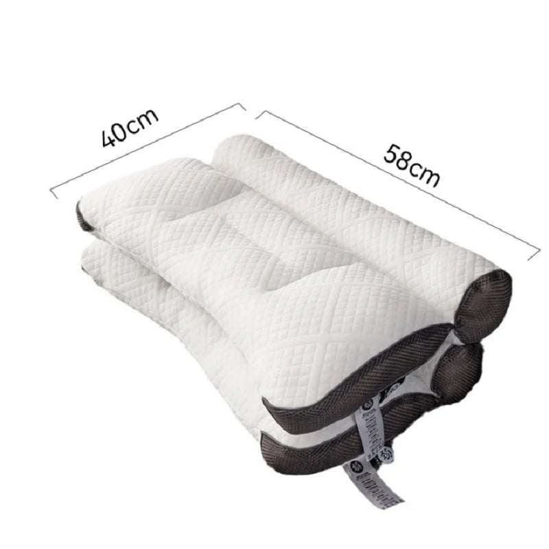 Cervical Pillow, PE Hose-Filled Sleeping Pillow, Japan Style Orthopedic Neck Protection Cushion, 40x58cm Bedding (1PC)