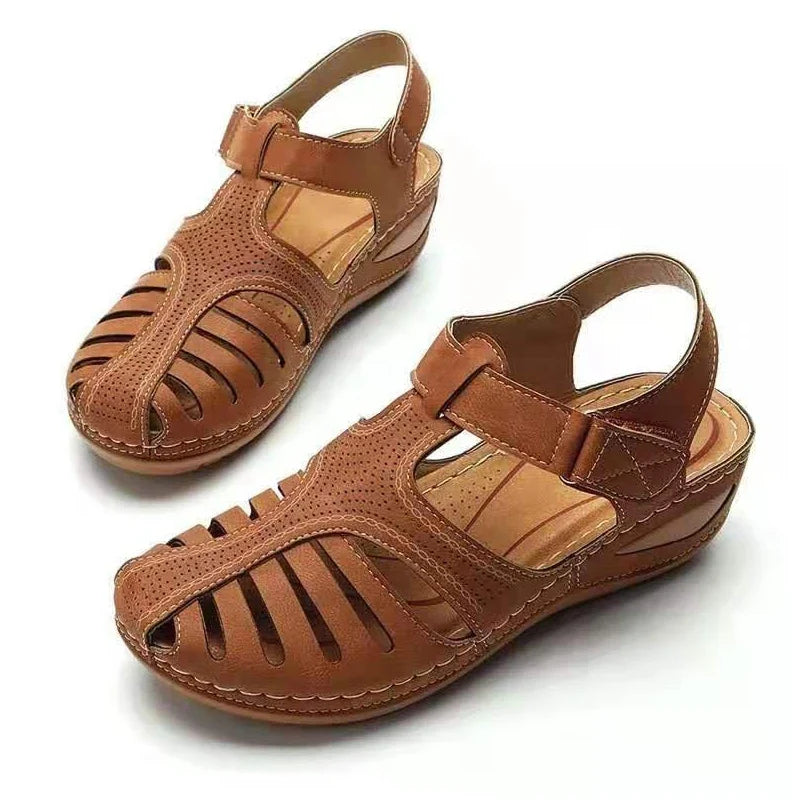 Women's Orthopedic Sandals - Premium Soft Sole Bunion Corrector Wedge Beach Casual Shoes