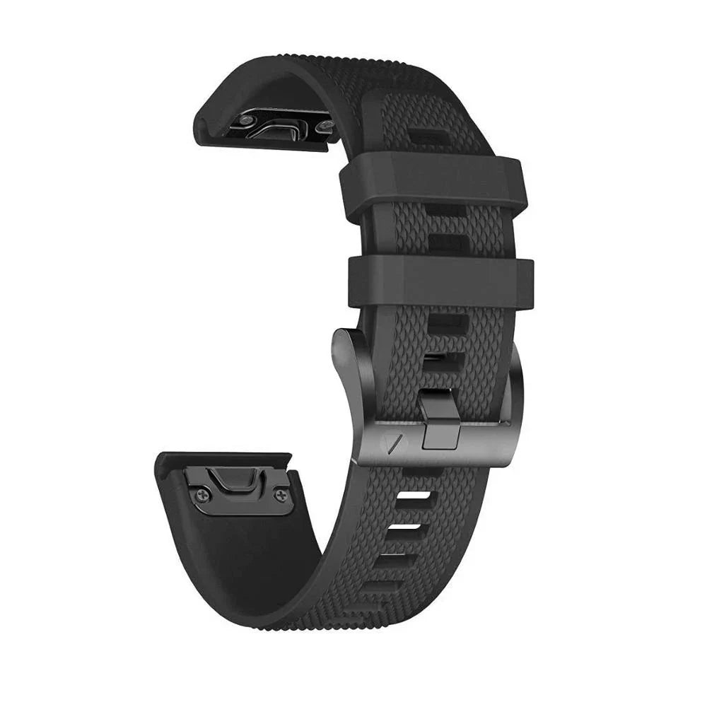 Outdoor Sports Silicone Watch Band 22mm/26mm for Garmin Fenix 5 6 7 8 Series, Tactix, Mk2, Enduro – QuickFit Replacement Strap