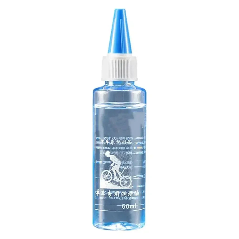 60ML Bicycle Chain Lubricant - Dry Lube Waxy Maintenance Oil for Long-Lasting Bike Chain Care, MTB & Road Bike Accessory