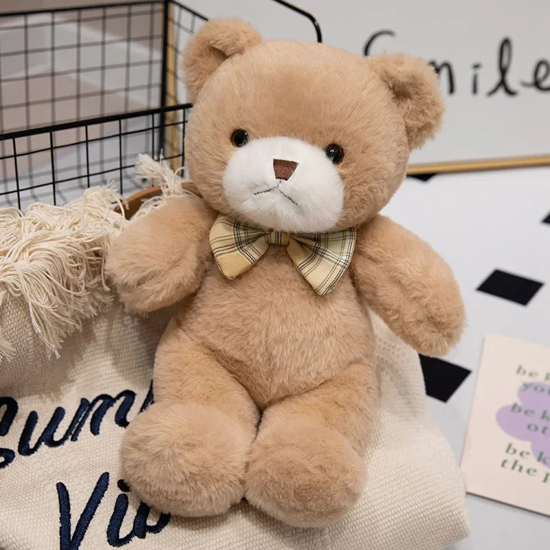 Cute Teddy Bear Plush Toy - Soft Stuffed Animal Doll for Kids, Valentine’s Day Gift & Home Decor