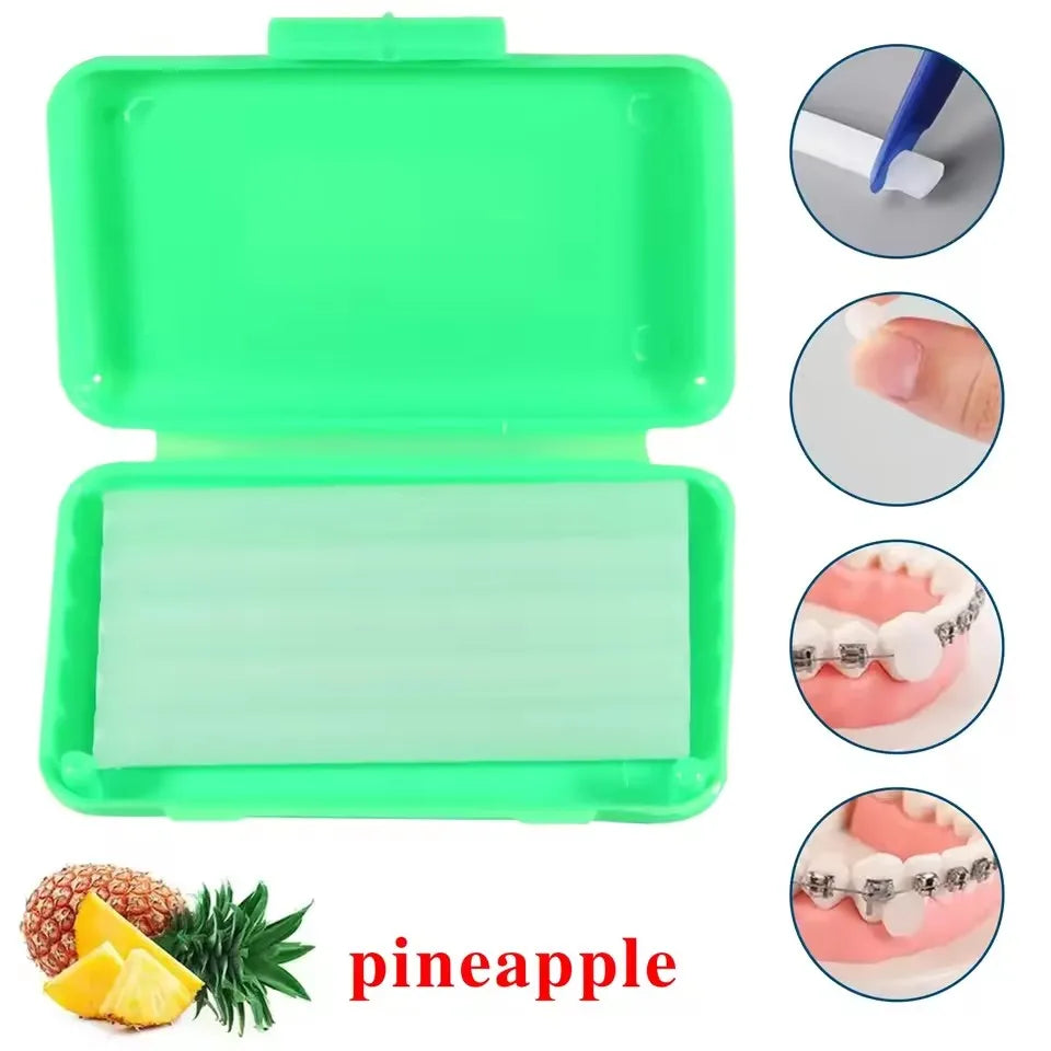 Fruit Flavored Orthodontic Relief Wax for Braces – 5 Scent Dental Protection Wax for Lips & Gums