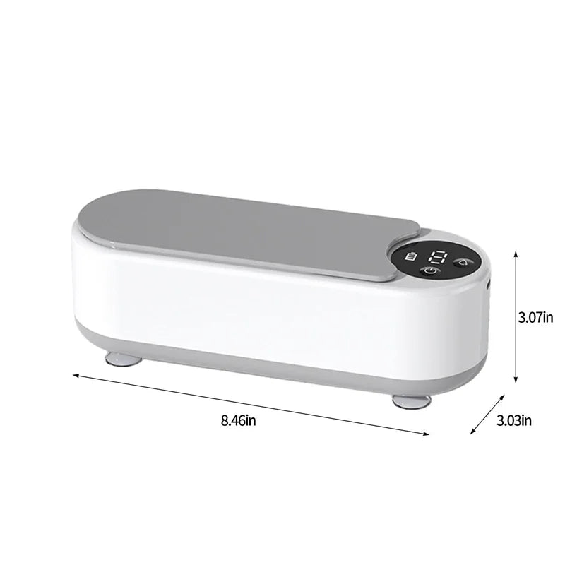 Portable Household Cleaning Machine β 450ML Vibration Cleaner for Rings, Glasses, Makeup Brushes & Jewelry