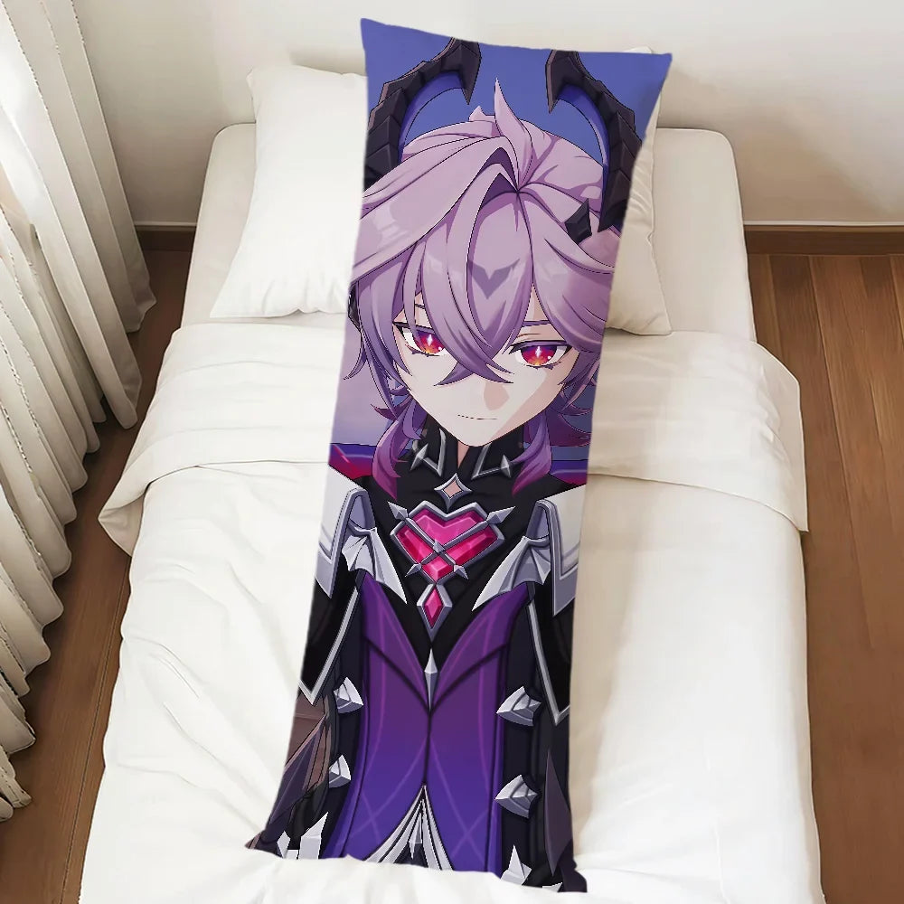 Genshin Impact Durin Lumbar Pillow Cover - Extra Long Throw Cushion Case for Sofa, Bed & Car