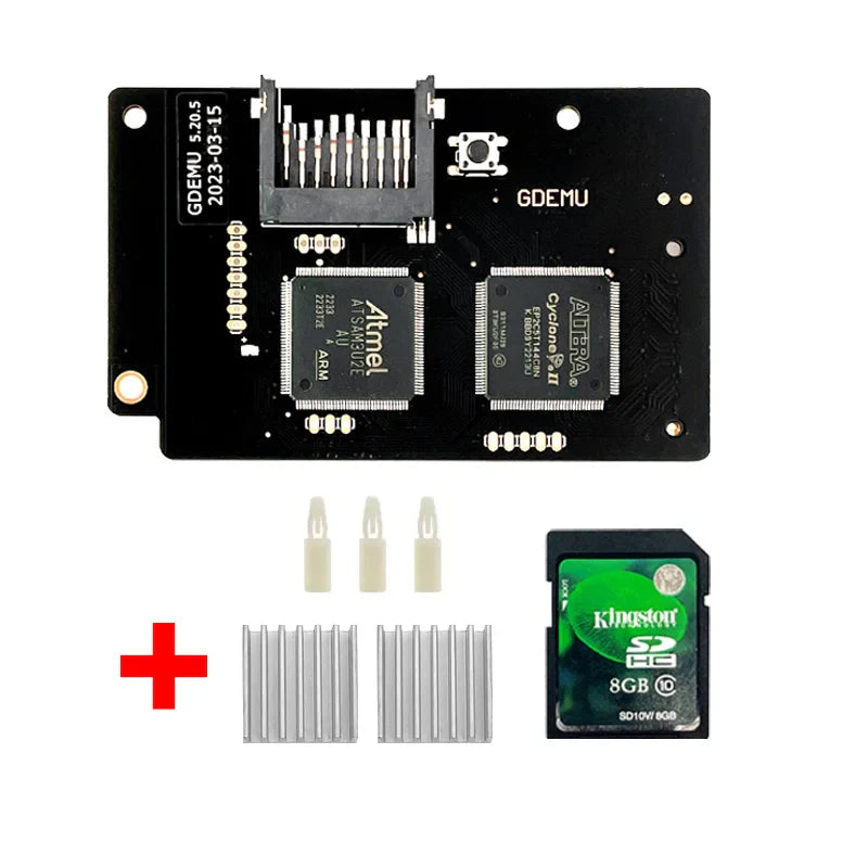 GDEMU V5.20.5 Optical Drive Emulator Kit — Remote Card Mount for SEGA Dreamcast DC Console