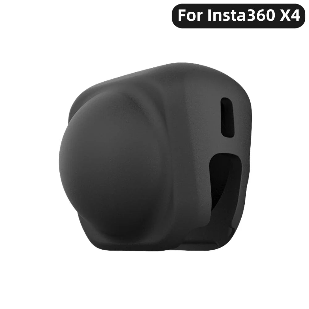 Silicone Desktop Base Holder & Lens Cover for Insta360 X4 - Fixed Stand Mount for Camera Accessories