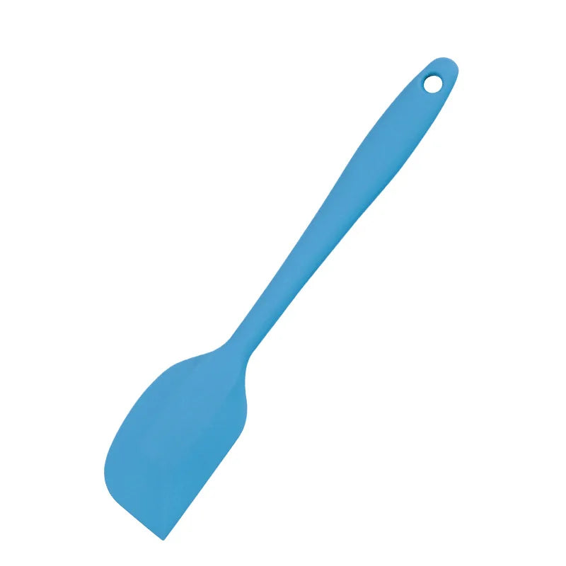 Heat Resistant Silicone Spoon Spatula with Integrated Handle – Cake Cream Scraper & Baking Knife Kitchen Tool