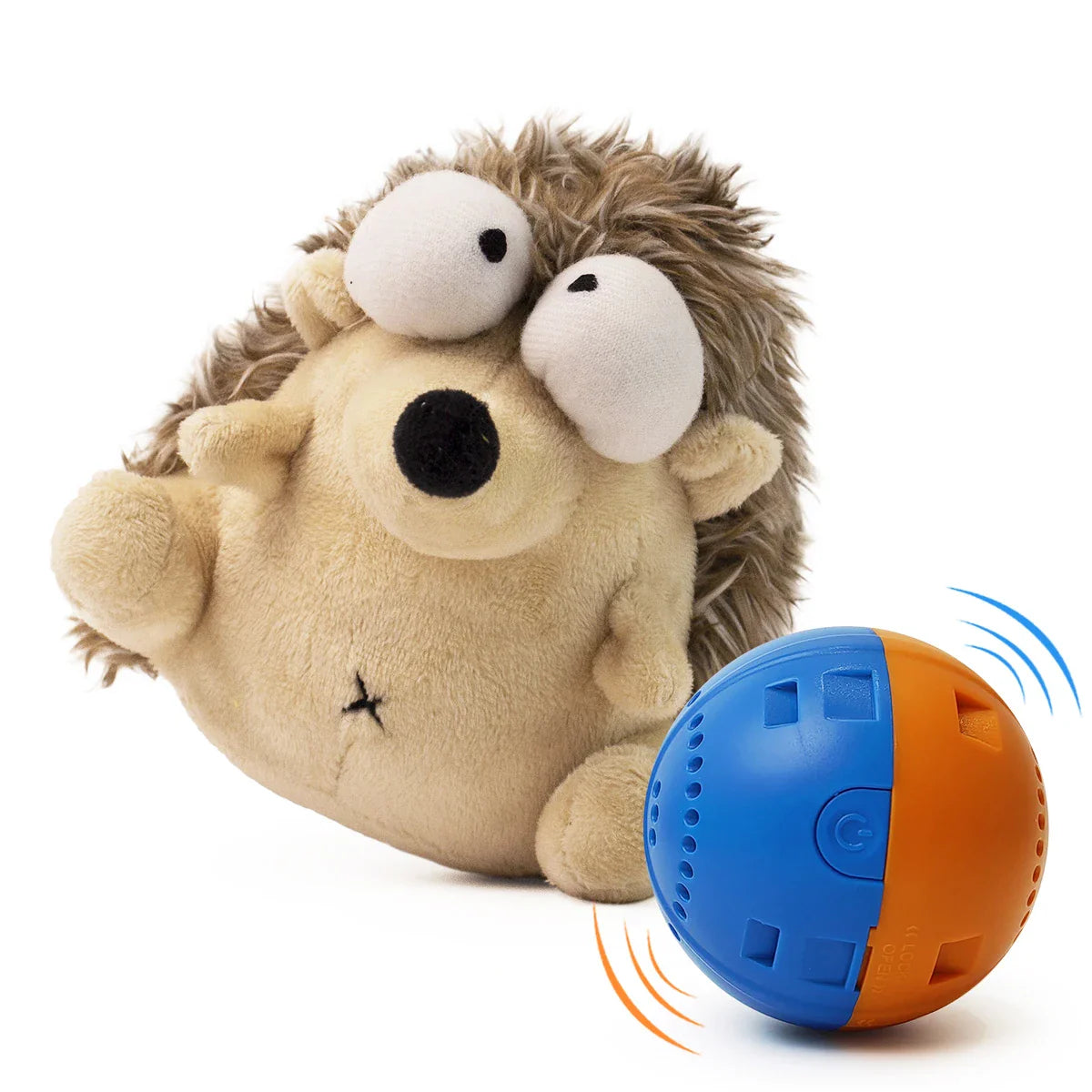 Interactive Plush Dog Toy – Dancing, Chew & Fetch Ball for Small Puppies