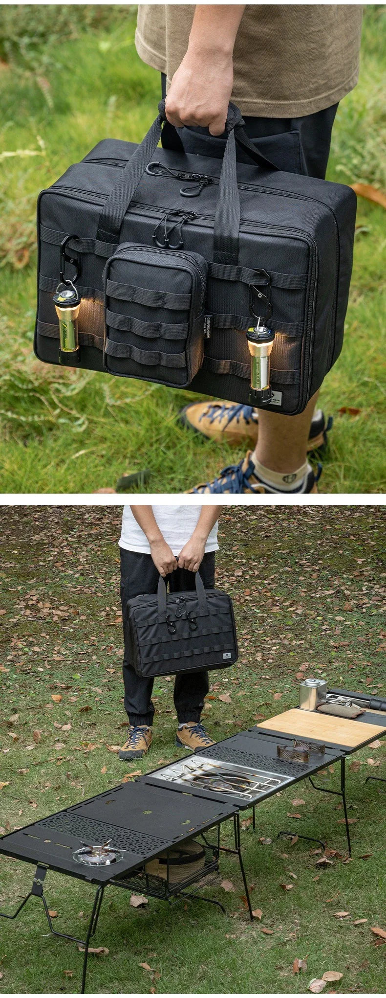 CAMPINGMOON BK-46 Large Capacity Storage Bag – Outdoor Tactical IGT Module Organizer