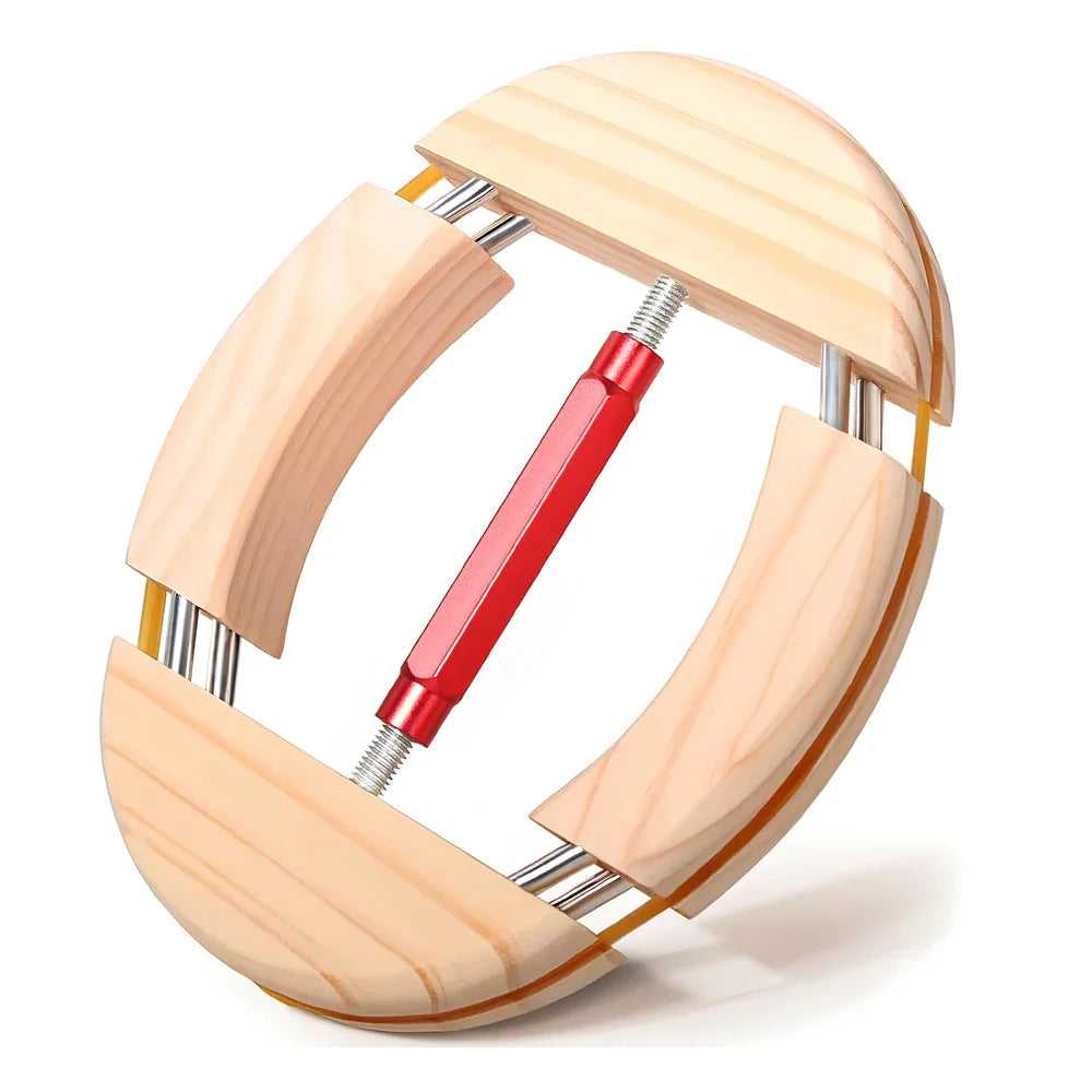 Repacego 4-Way Adjustable Wooden Hat Stretcher – Premium Fedora, Cowboy & Baseball Cap Shape Maintainer & Storage Rack