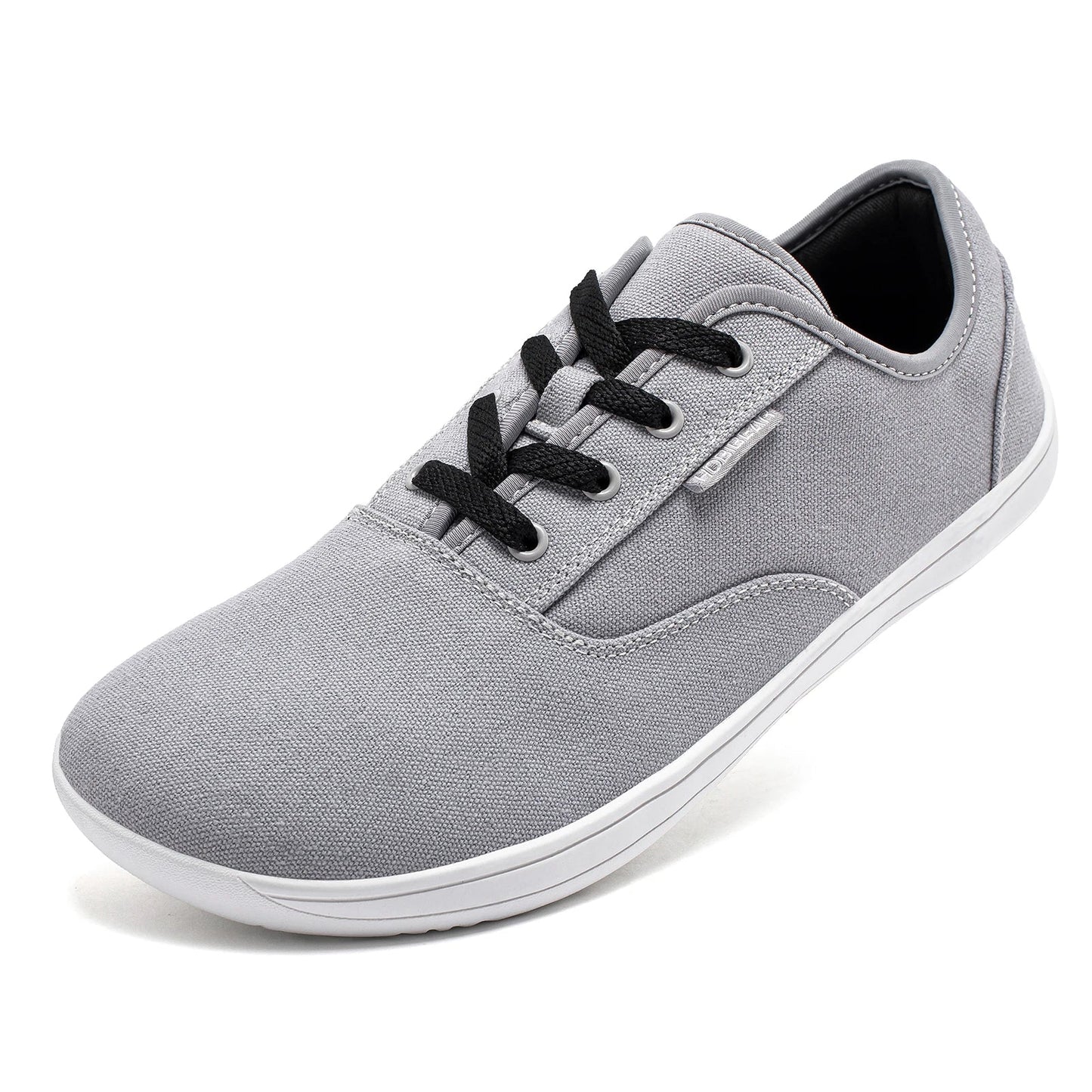 HOBIBEAR Men’s Barefoot Canvas Shoes – Minimalist Zero Drop Sneakers with Wide Fit