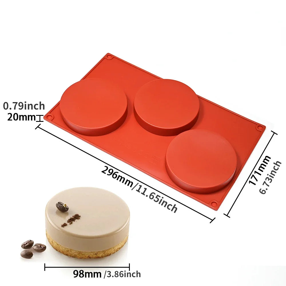Cylinder Silicone Mold – Multi-Purpose Baking Tool for Soap, Jelly, Pudding, Chocolate, Cookies & Resin Crafts