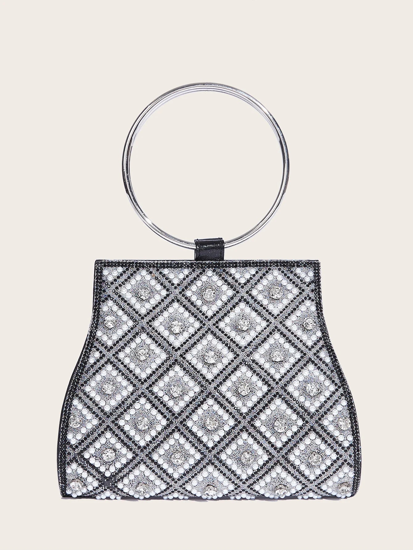 Women’s Rhinestone Diamond Evening Bag – Bridal Clutch Purse for Party, Wedding & Special Occasions