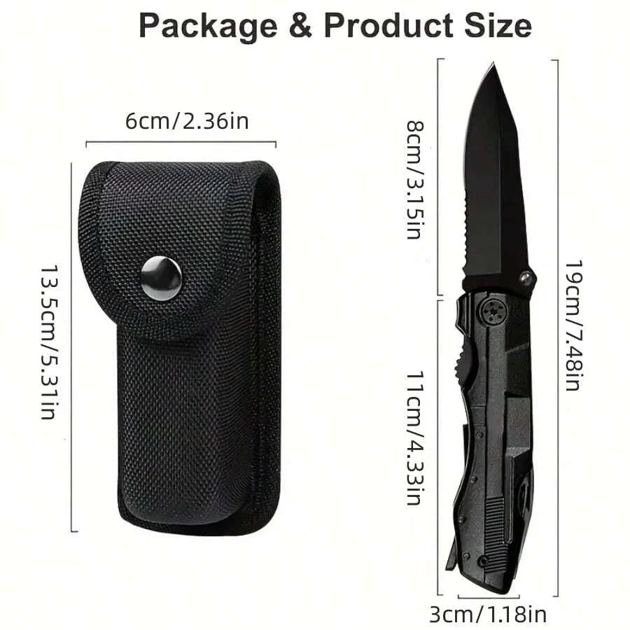 Multi-Functional EDC Pliers Tool - Portable Folding Knife & Screwdriver Set for Outdoor and Home Repairs