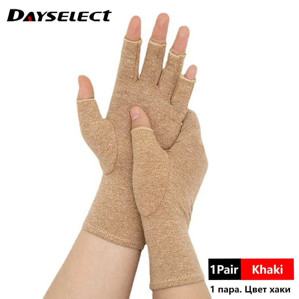 Compression Arthritis Gloves with Wrist Support – Joint Pain Relief Hand Brace for Men & Women, Therapy Wristband