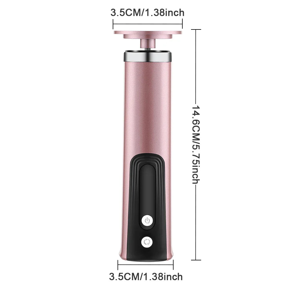 Rechargeable Wireless Electric Foot Callus Remover — Pedicure Tool for Dead Skin & Cuticle Removal (Replacement Sanding Heads)